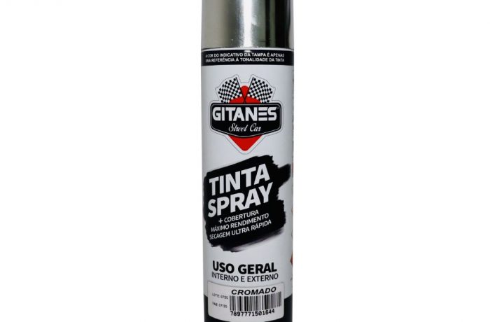 TINTA SPRAY – CROMADO