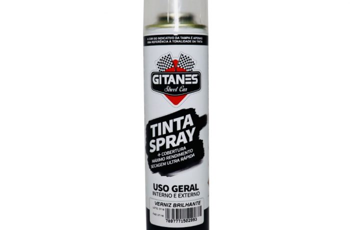 TINTA SPRAY – VERNIZ BRILHANTE