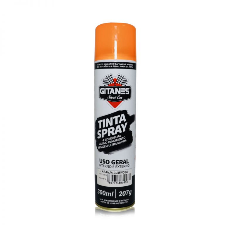 TINTA SPRAY – LARANJA LUMINOSO