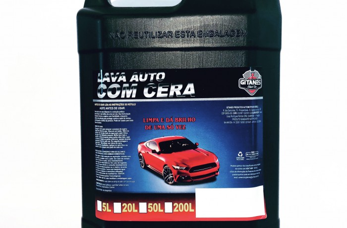 LAVA AUTO COM CERA- 5 LT