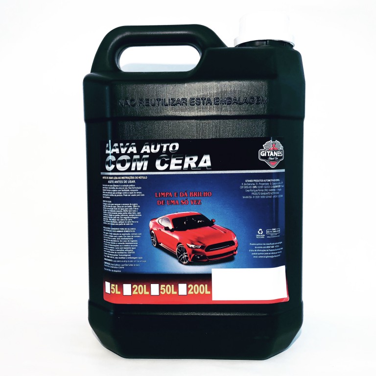 LAVA AUTO COM CERA- 5 LT