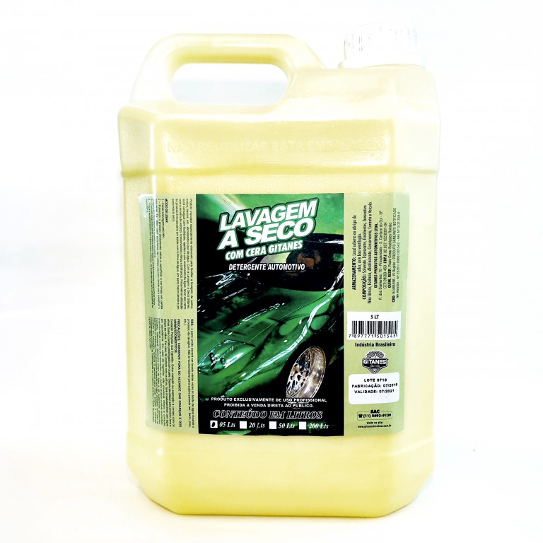 LAVAGEM A SECO COM CERA- 5 LT