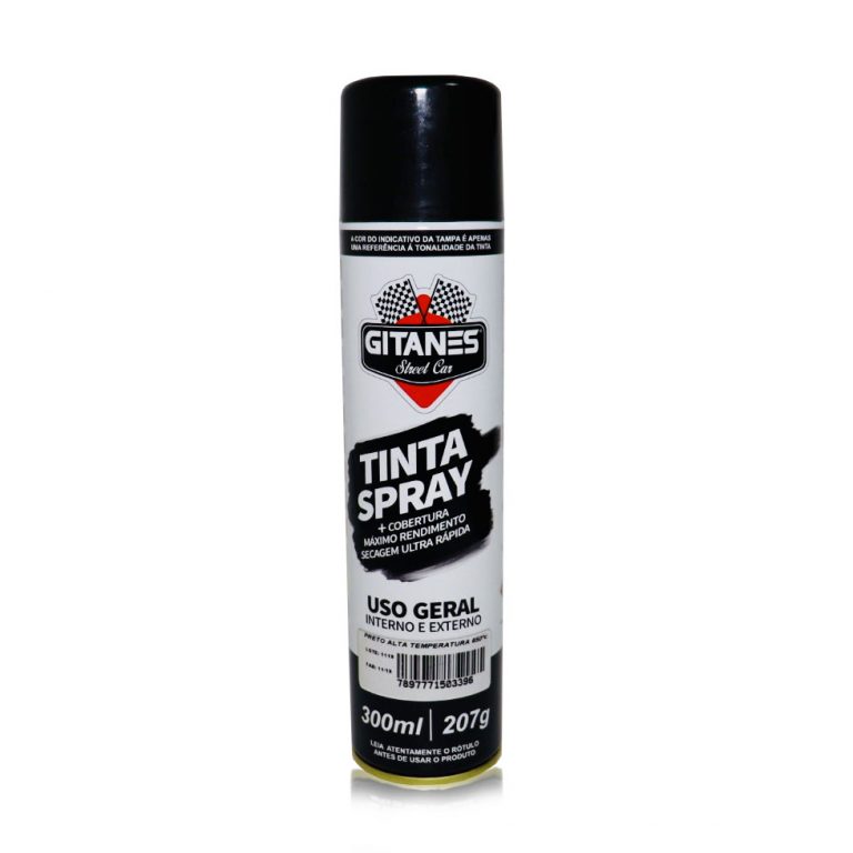 TINTA SPRAY – PRETO ALTA TEMPERATURA