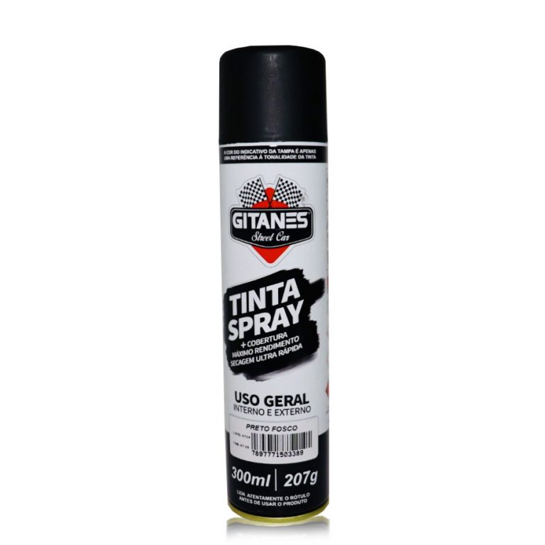 TINTA SPRAY – PRETO FOSCO