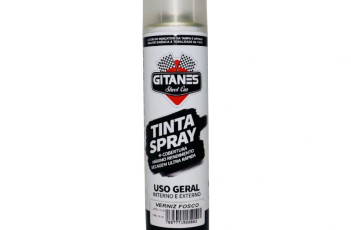 TINTA SPRAY – VERNIZ FOSCO