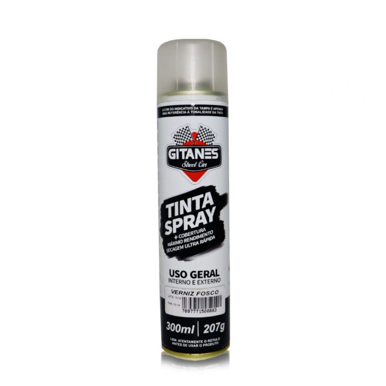TINTA SPRAY – VERNIZ FOSCO