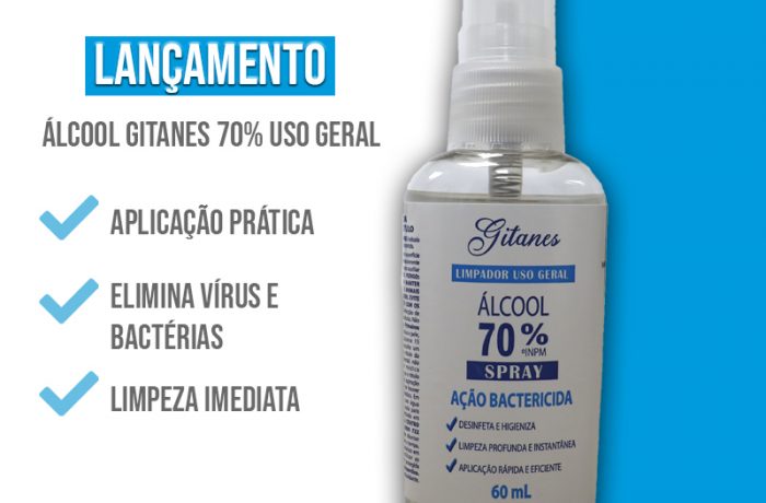 ALCOOL 70% GITANES (USO GERAL)