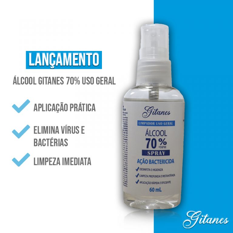ALCOOL 70% GITANES (USO GERAL)